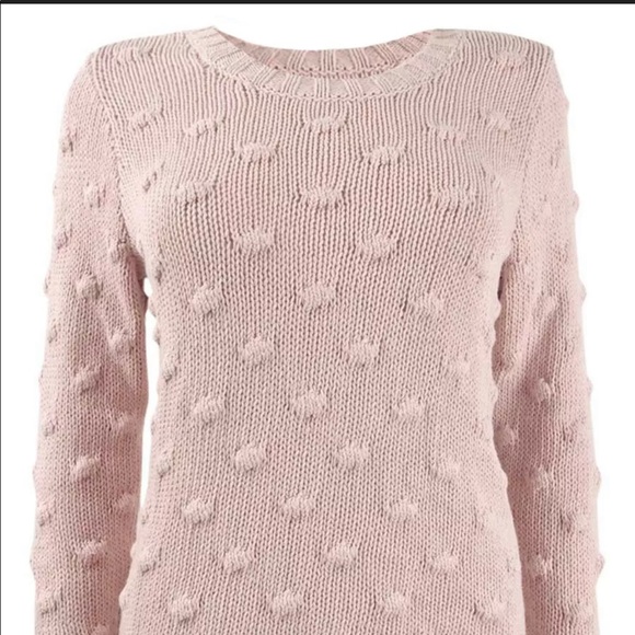 Vince Camuto Women's Popcorn Soft Pink Sweater XS - Picture 1 of 4